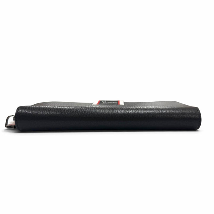 Pristine Christian Louboutin Purse black leather mens 1245154M039