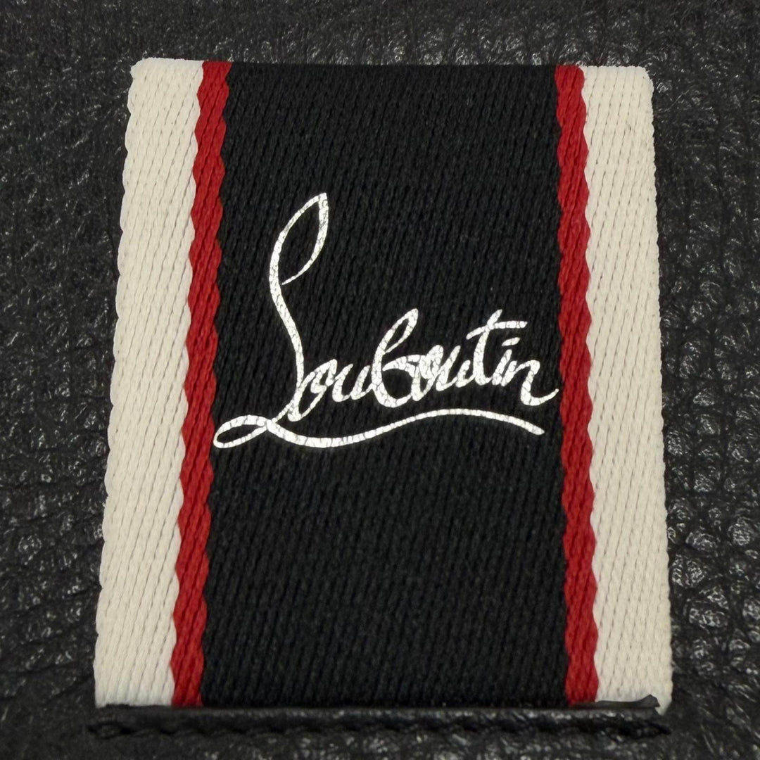 Pristine Christian Louboutin Purse black leather mens 1245154M039