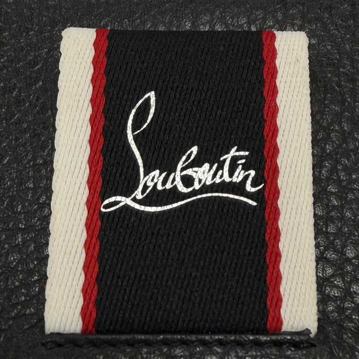 Pristine Christian Louboutin Purse black leather mens 1245154M039