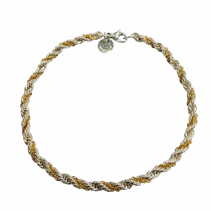 Excellent TIFFANY&Co. bracelet twisted chain bracelet Accessories Yellow Gold