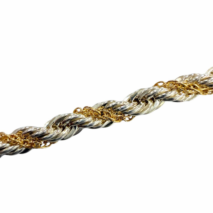 Excellent TIFFANY&Co. bracelet twisted chain bracelet Accessories Yellow Gold