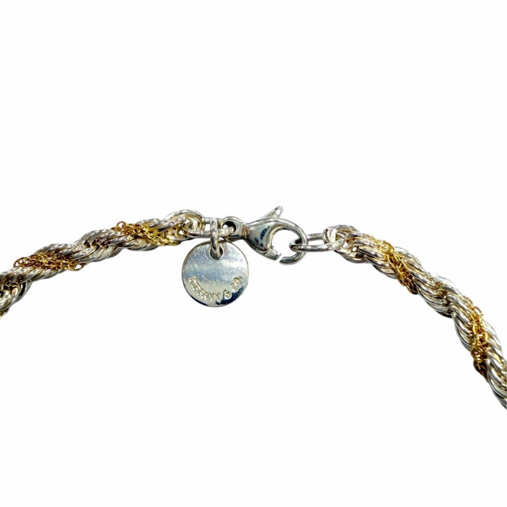 Excellent TIFFANY&Co. bracelet twisted chain bracelet Accessories Yellow Gold