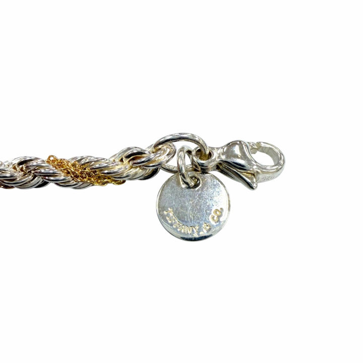 Excellent TIFFANY&Co. bracelet twisted chain bracelet Accessories Yellow Gold