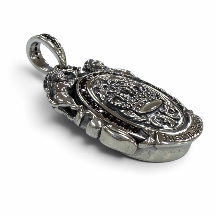 Great Justin Davis Pendant top MASSIVE FURY Cameo Silver 925 mens SPJ815