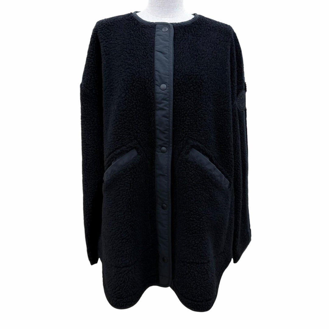 Great CANADA GOOSE Jacket Simcoe fleece jacket, boa black wool Women M 7225W