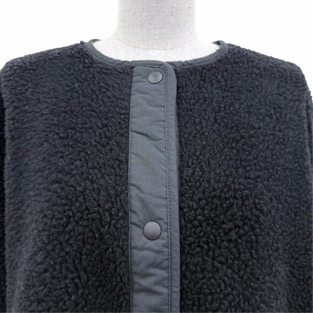 Great CANADA GOOSE Jacket Simcoe fleece jacket, boa black wool Women M 7225W