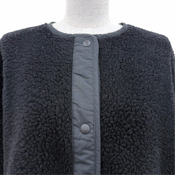 Great CANADA GOOSE Jacket Simcoe fleece jacket, boa black wool Women M 7225W