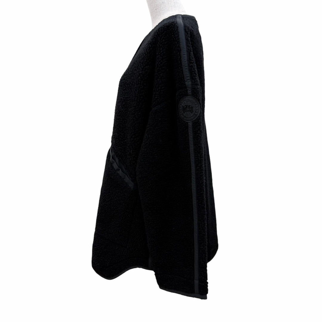 Great CANADA GOOSE Jacket Simcoe fleece jacket, boa black wool Women M 7225W