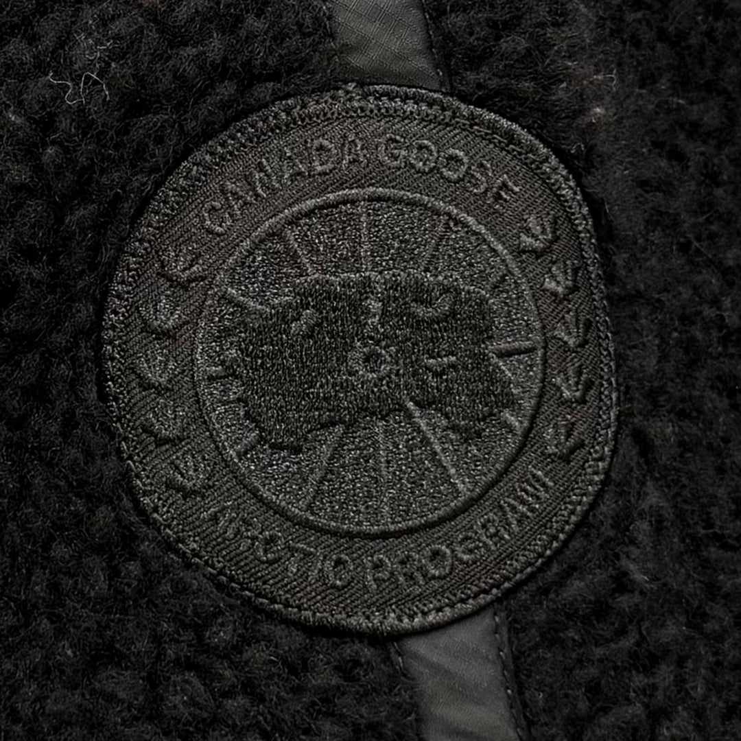 Great CANADA GOOSE Jacket Simcoe fleece jacket, boa black wool Women M 7225W