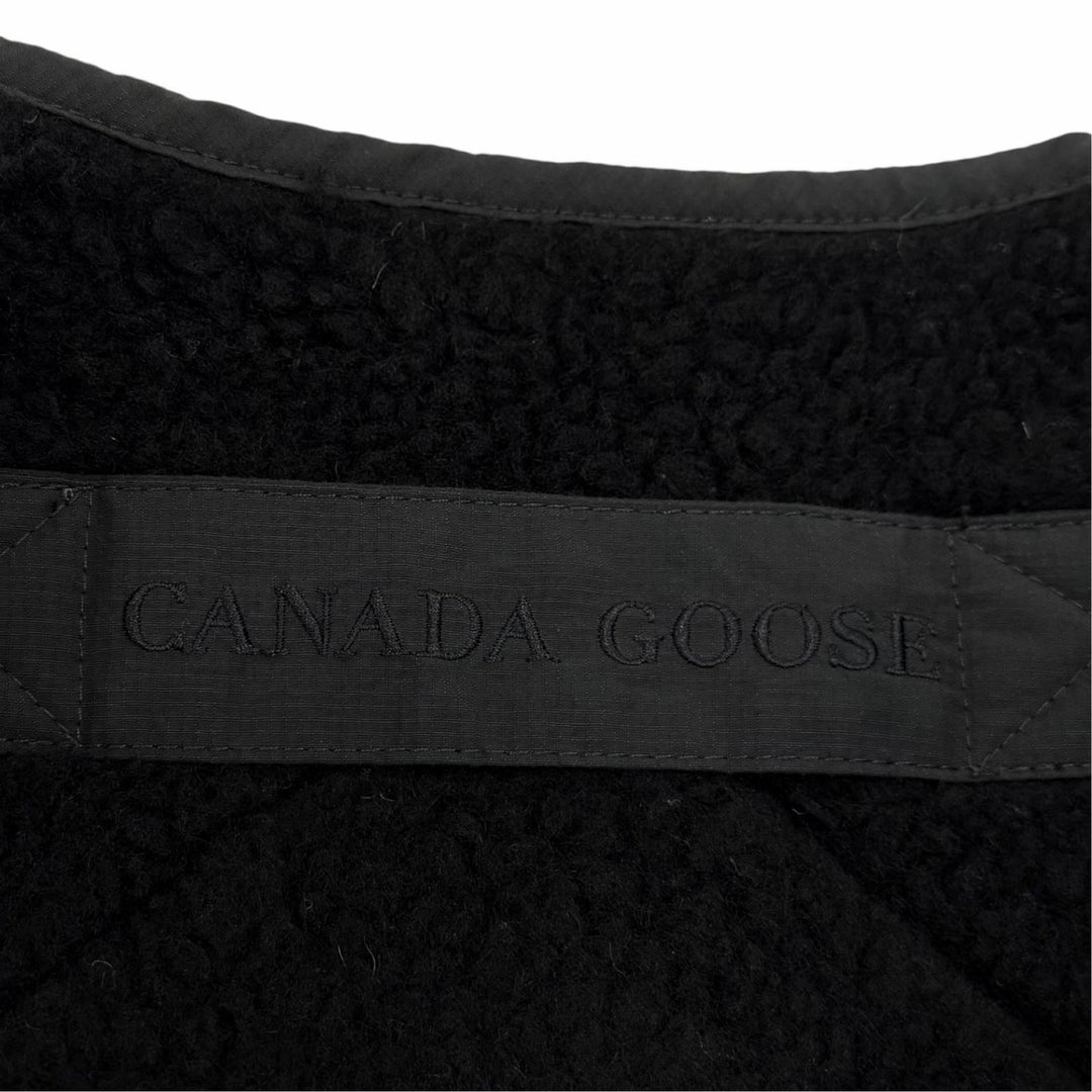 Great CANADA GOOSE Jacket Simcoe fleece jacket, boa black wool Women M 7225W