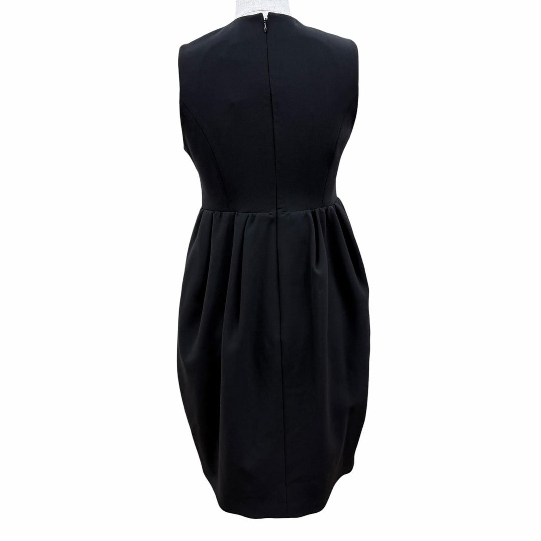 Pristine YOKO CHAN one piece Eco-pearl embellished sleeveless top black 38