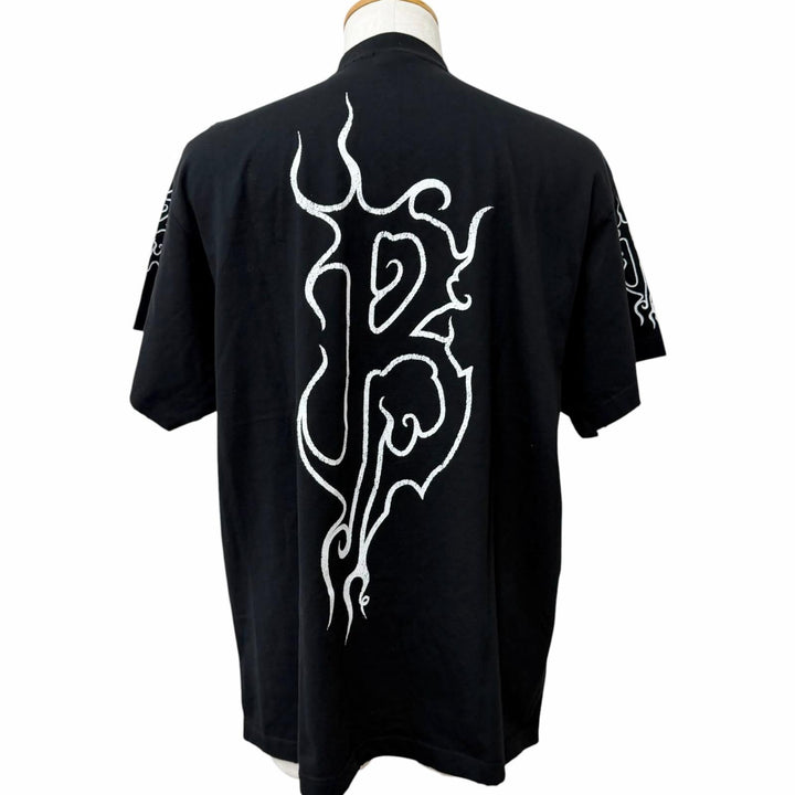 Excellent BALENCIAGA Short sleeve T-shirt Darkwave Tee Damage processing