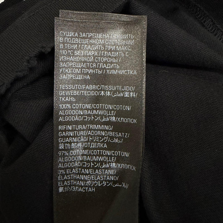 Excellent BALENCIAGA Short sleeve T-shirt Darkwave Tee Damage processing