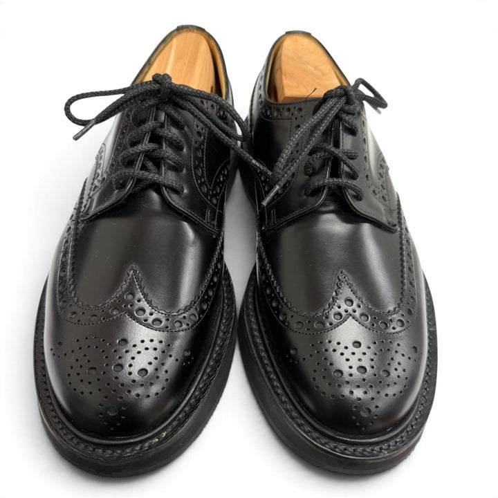 Excellent CHURCH'S Dress shoes NABURN Full brogue wingtip black leather mens 6.5