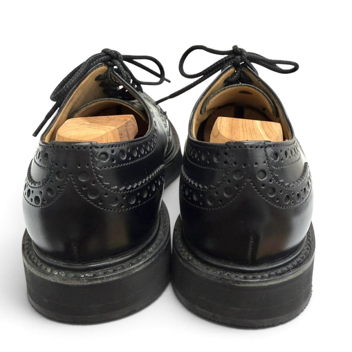 Excellent CHURCH'S Dress shoes NABURN Full brogue wingtip black leather mens 6.5