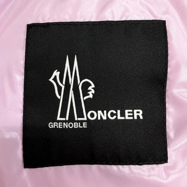 Excellent MONCLER GRENOBLE Down jacket NANGY gingham check pattern shirt 0