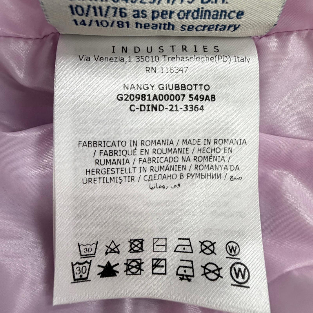 Excellent MONCLER GRENOBLE Down jacket NANGY gingham check pattern shirt 0