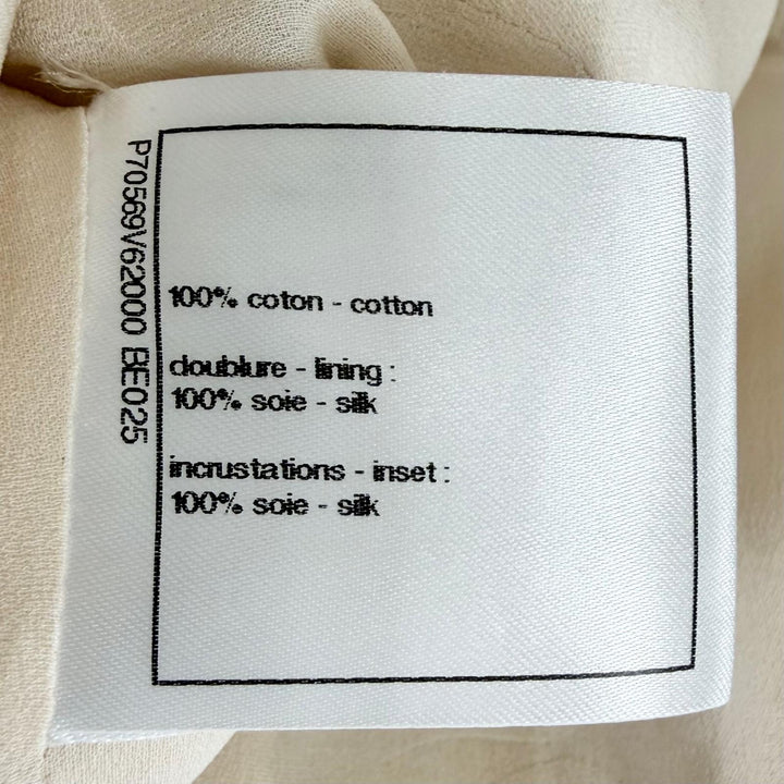Excellent CHANEL tailored jacket COCO Button Matelassé Ribbon 36 P70569V62000