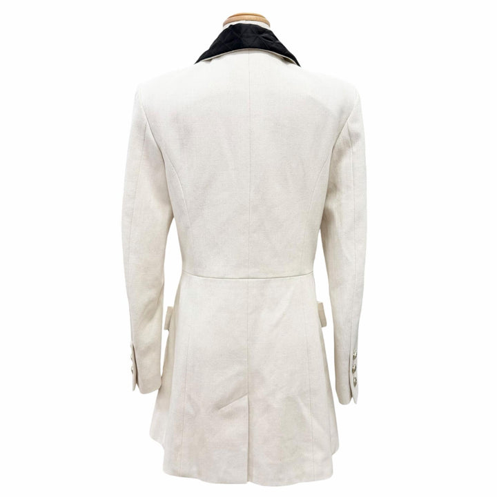 Excellent CHANEL tailored jacket COCO Button Matelassé Ribbon 36 P70569V62000
