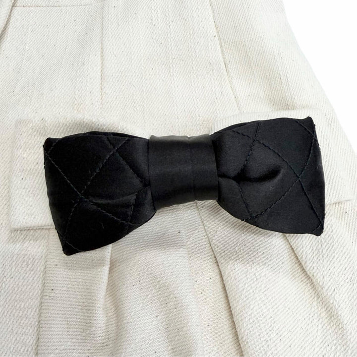 Excellent CHANEL tailored jacket COCO Button Matelassé Ribbon 36 P70569V62000