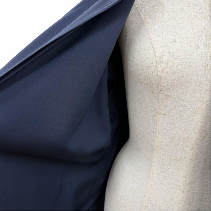 Pristine HERMES Crude Cell Trench Coat Serie buttons with belt Navy Women FR 36