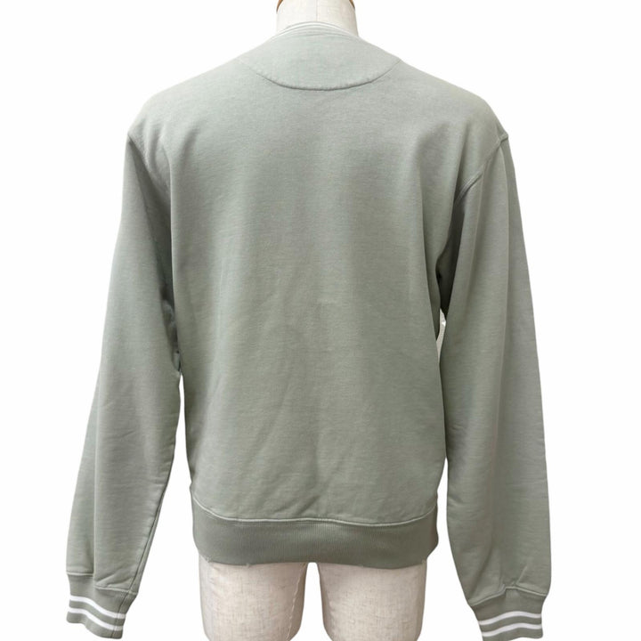 Great PRADA sweat Distressed sweatshirt Light green cotton mens XS UJL69B