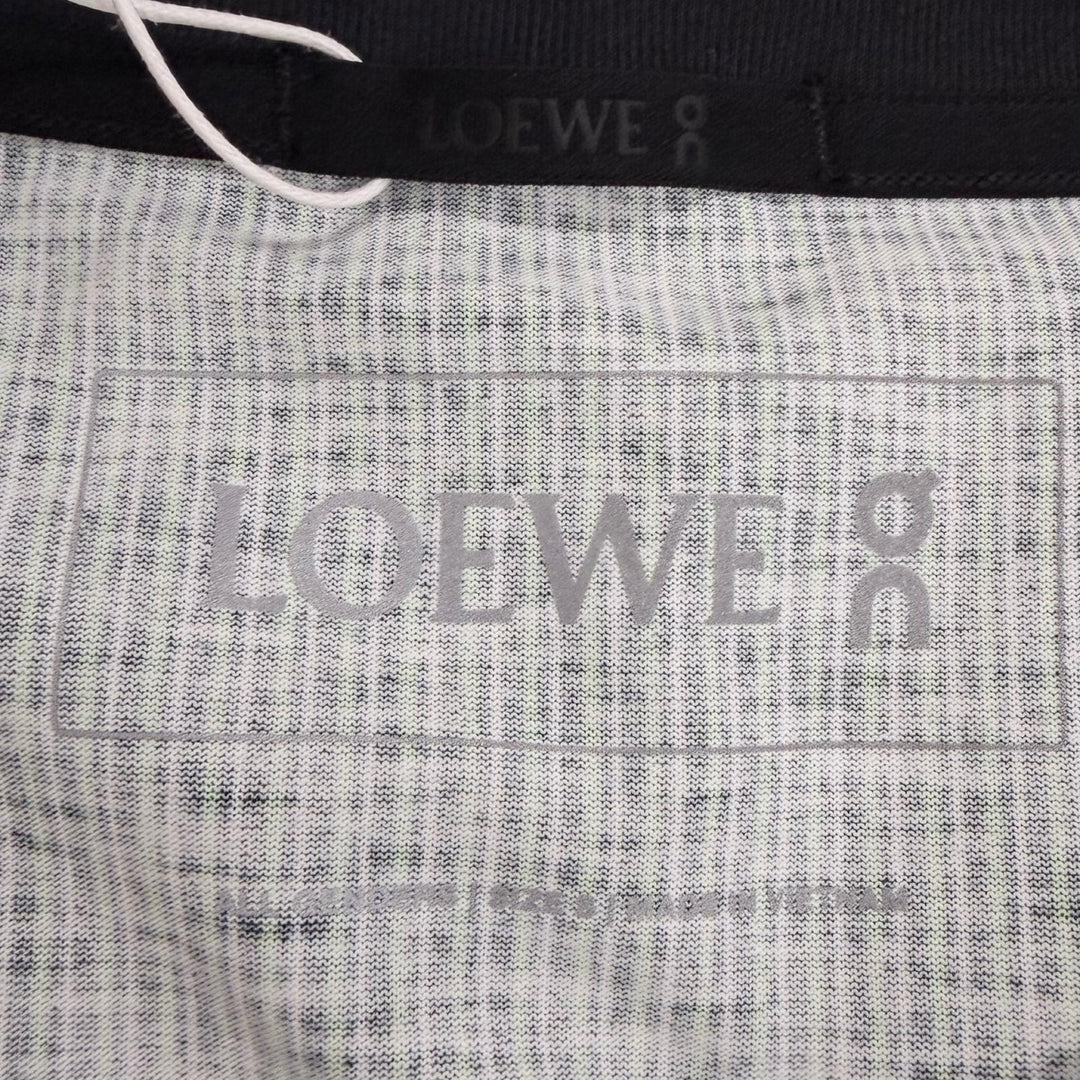 Pristine LOEWE On Short sleeve T-shirt Active Stripe Pattern green