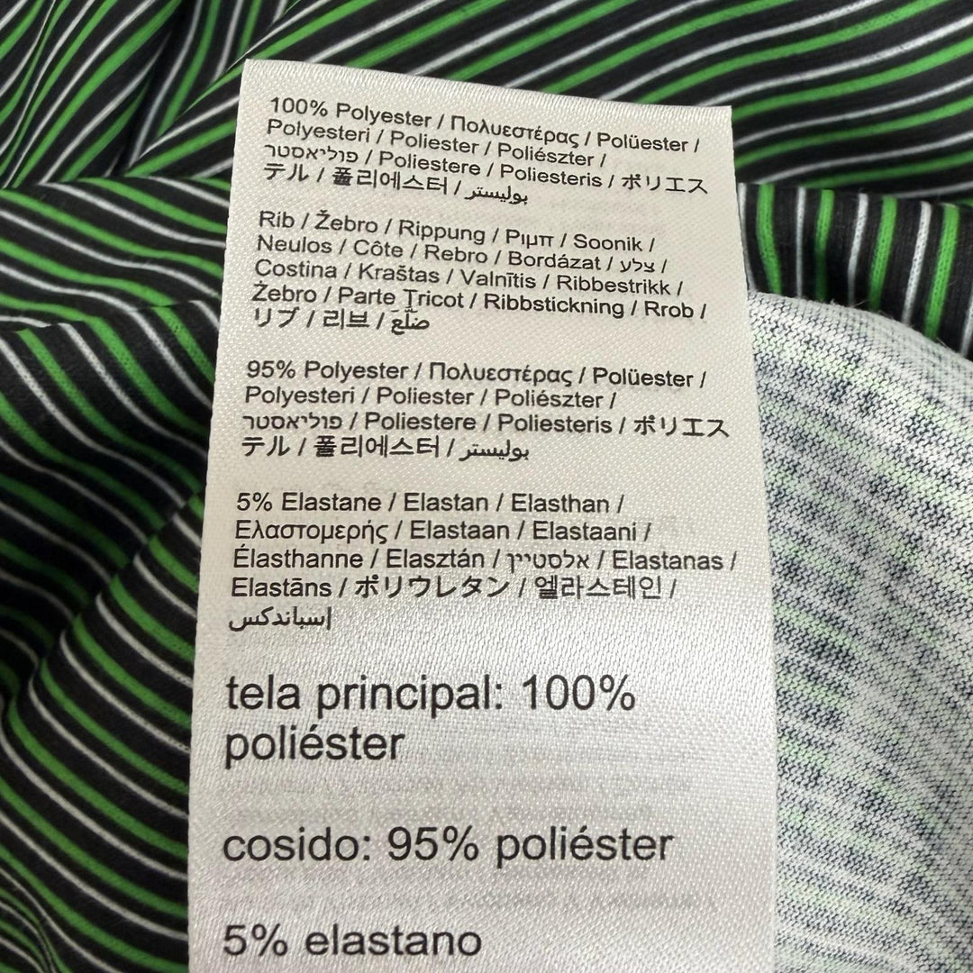 Pristine LOEWE On Short sleeve T-shirt Active Stripe Pattern green