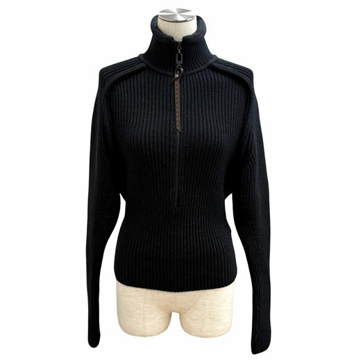 Excellent LOUIS VUITTON knit black wool Women XS