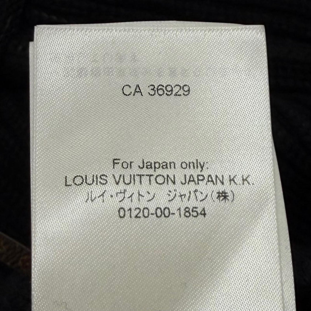 Excellent LOUIS VUITTON knit black wool Women XS