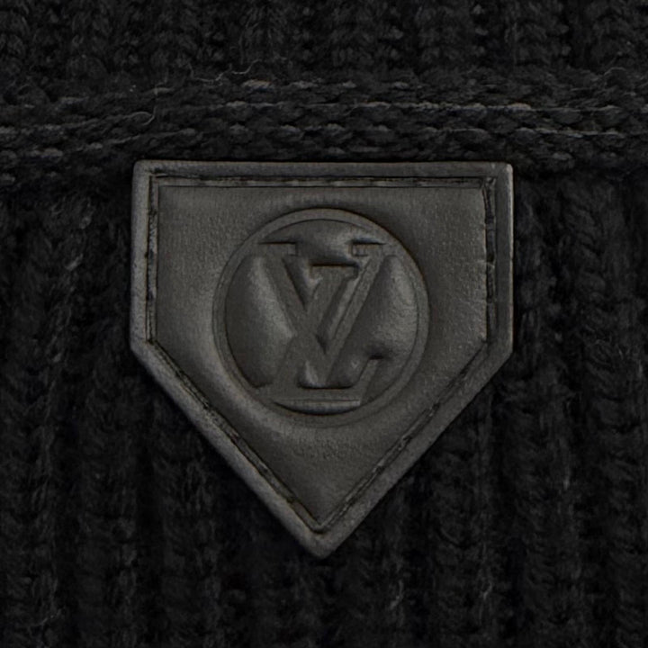 Excellent LOUIS VUITTON knit black wool Women XS