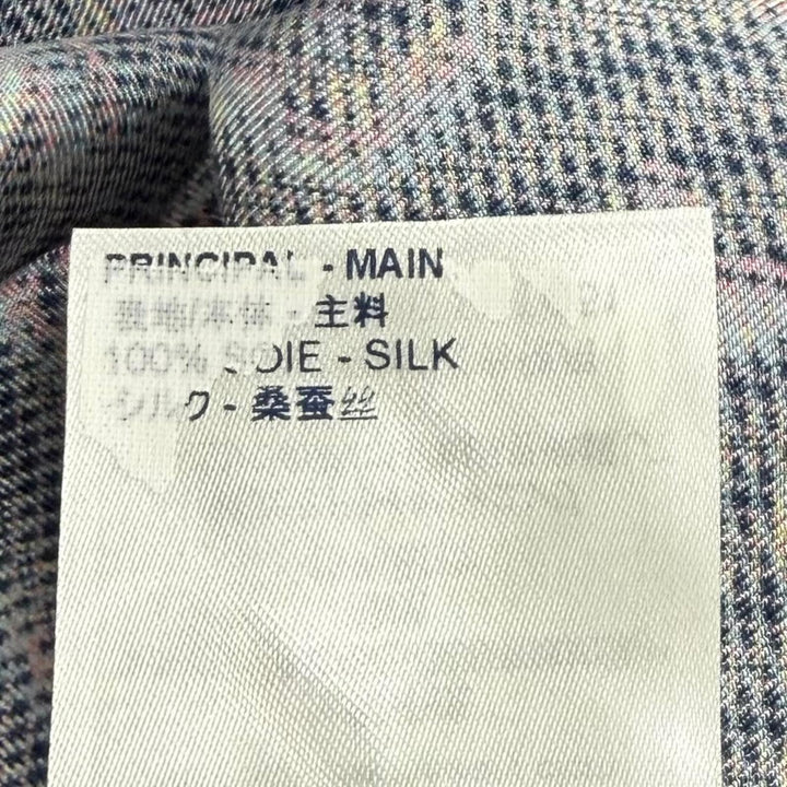 Excellent LOUIS VUITTON Long sleeve shirt 3D monogram logo button Multi silk 36