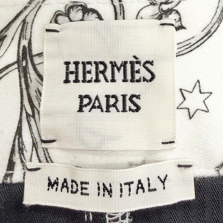 Excellent HERMES Tight Skirt Astrology Remix Serie buttons 38 3H0353DI