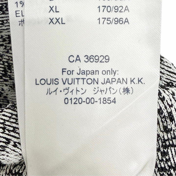 Pristine LOUIS VUITTON flare skirt All-over print jacquard mini black Women S