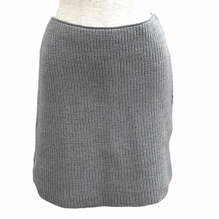 Pristine LOUIS VUITTON Mini skirt gray wool Women S