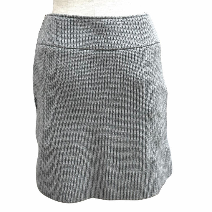Pristine LOUIS VUITTON Mini skirt gray wool Women S