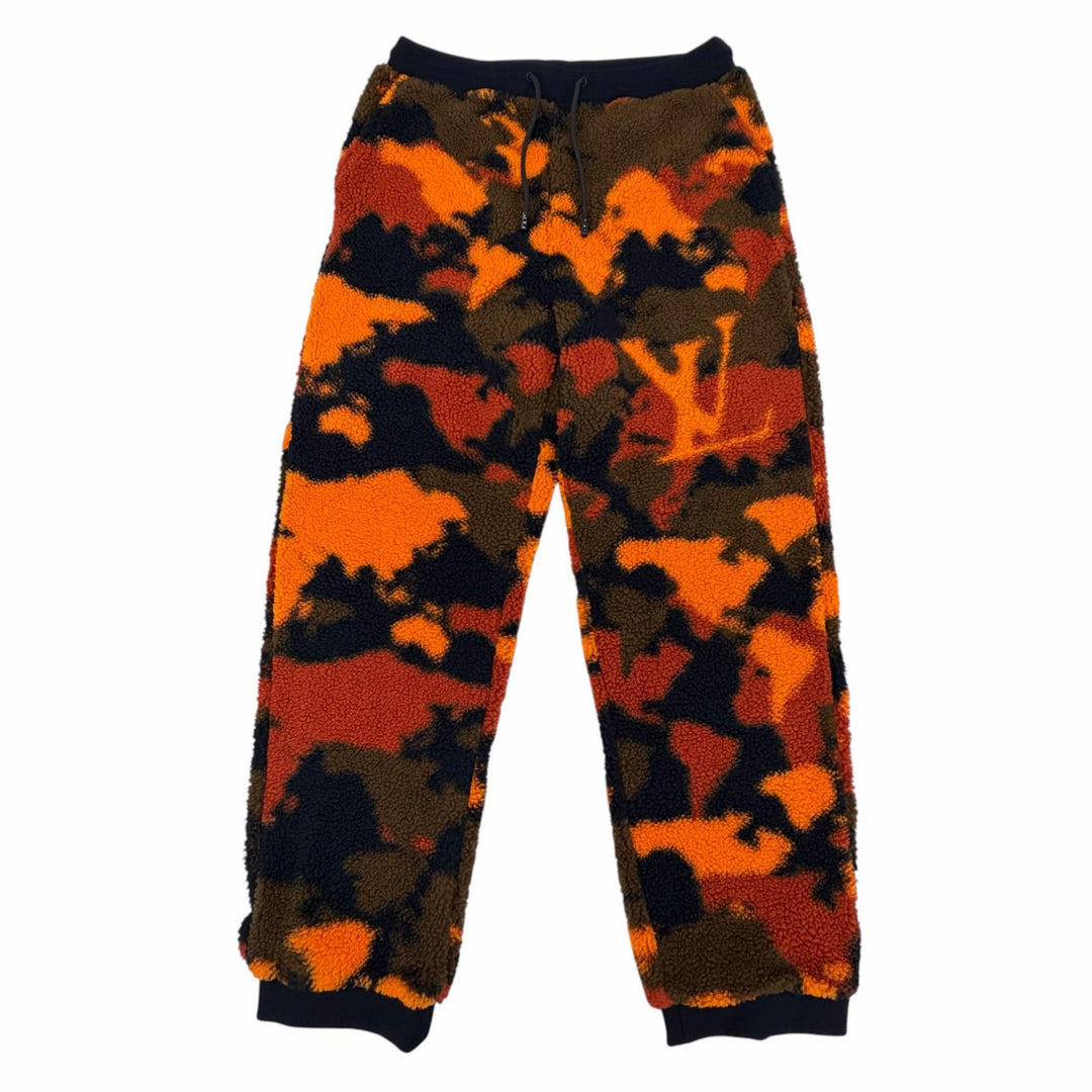 Pristine LOUIS VUITTON Pants Camouflage Pattern Boa Multi polyester mens XL