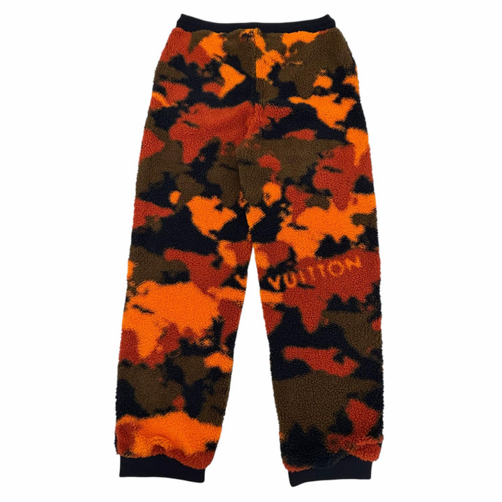 Pristine LOUIS VUITTON Pants Camouflage Pattern Boa Multi polyester mens XL