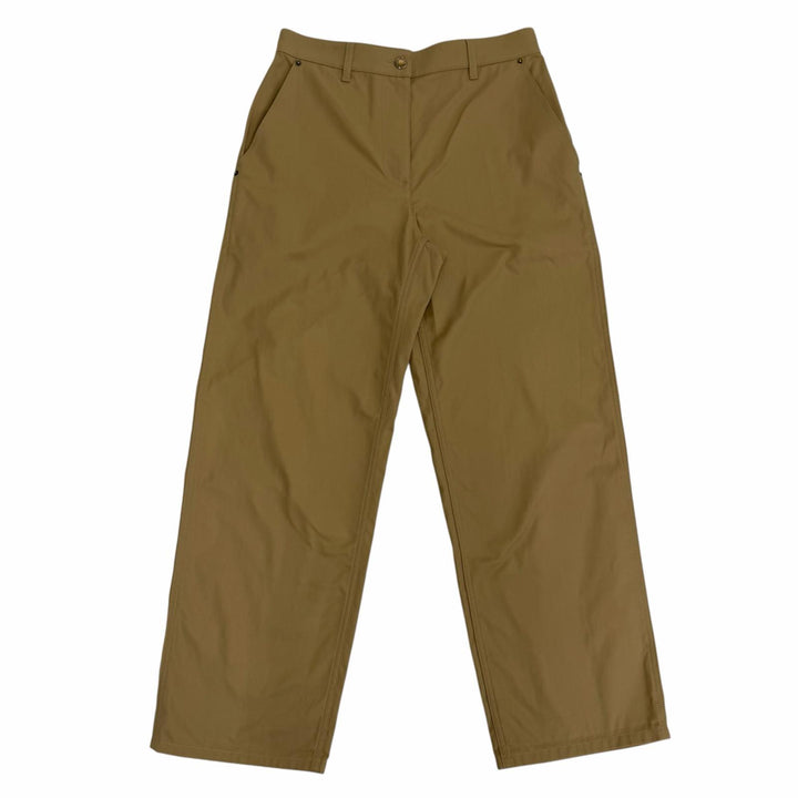 Pristine LOUIS VUITTON Wide pants beige cotton Women IT 40