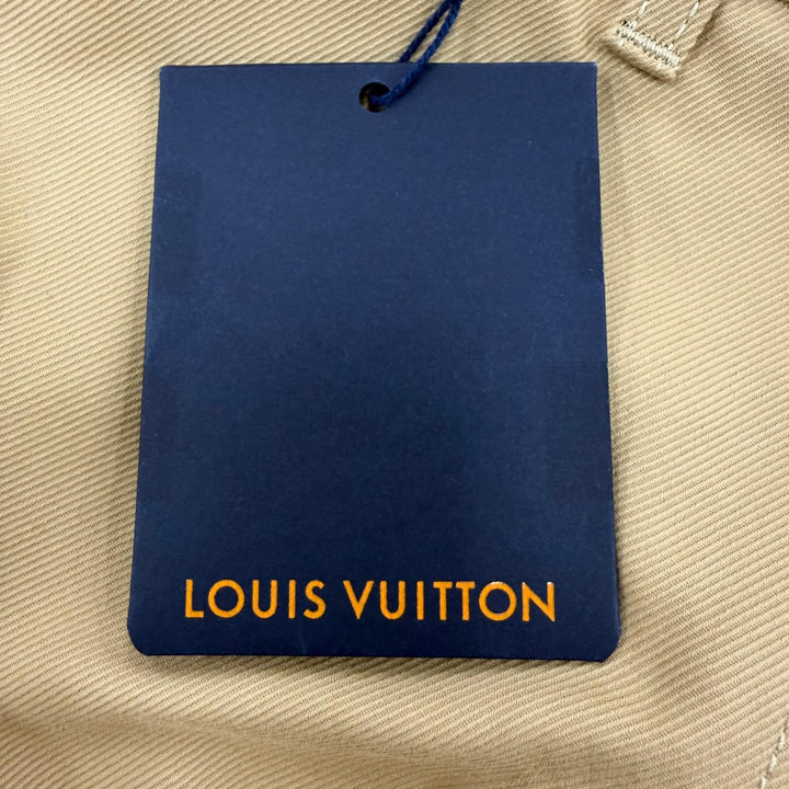 Pristine LOUIS VUITTON Wide pants beige cotton Women IT 40