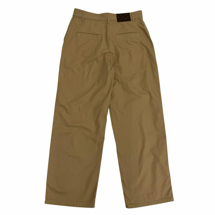 Pristine LOUIS VUITTON Wide pants beige cotton Women IT 40