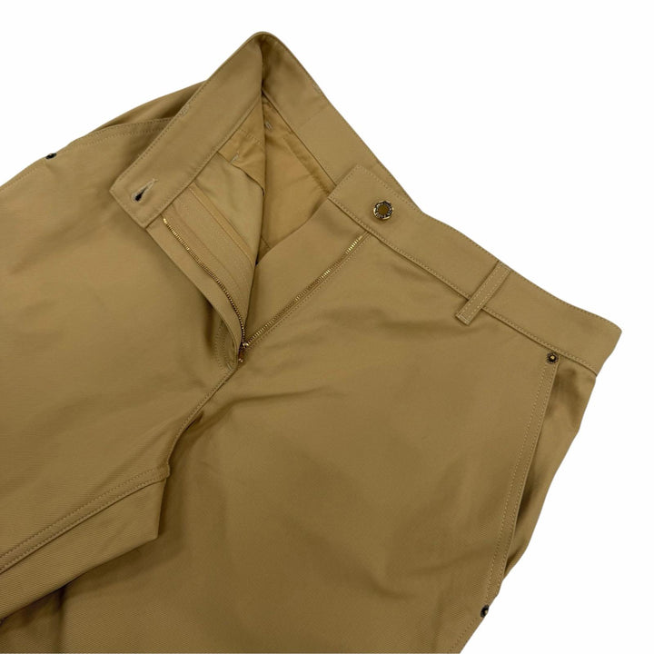 Pristine LOUIS VUITTON Wide pants beige cotton Women IT 40