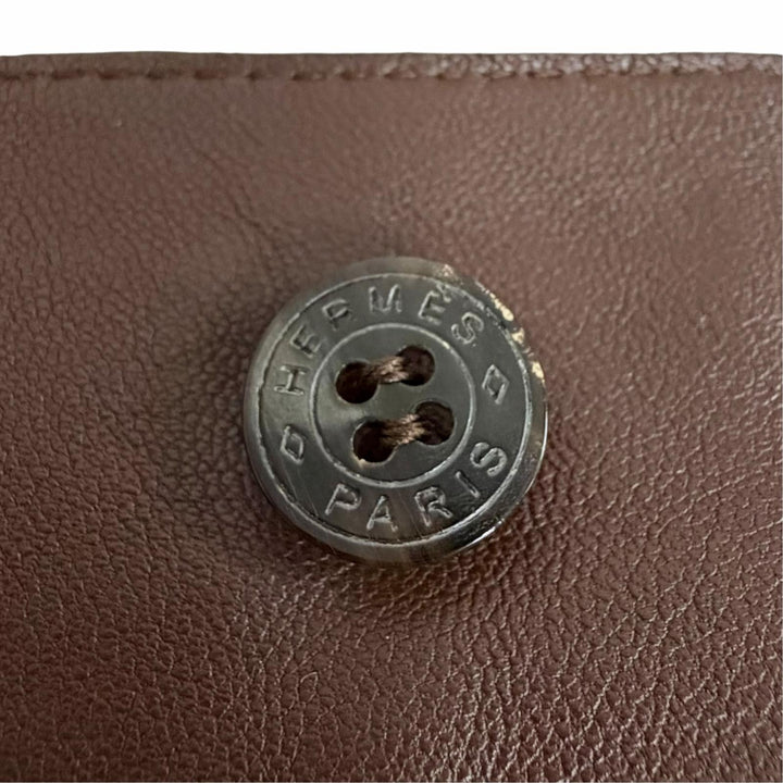 Pristine HERMES Shorts Lambskin with chain detail and side zip 36 3H1414D3
