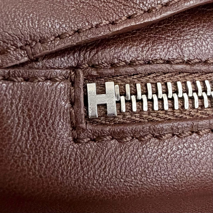 Pristine HERMES Shorts Lambskin with chain detail and side zip 36 3H1414D3