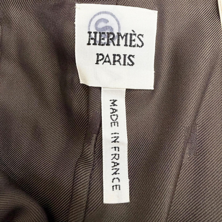 Pristine HERMES Shorts Lambskin with chain detail and side zip 36 3H1414D3