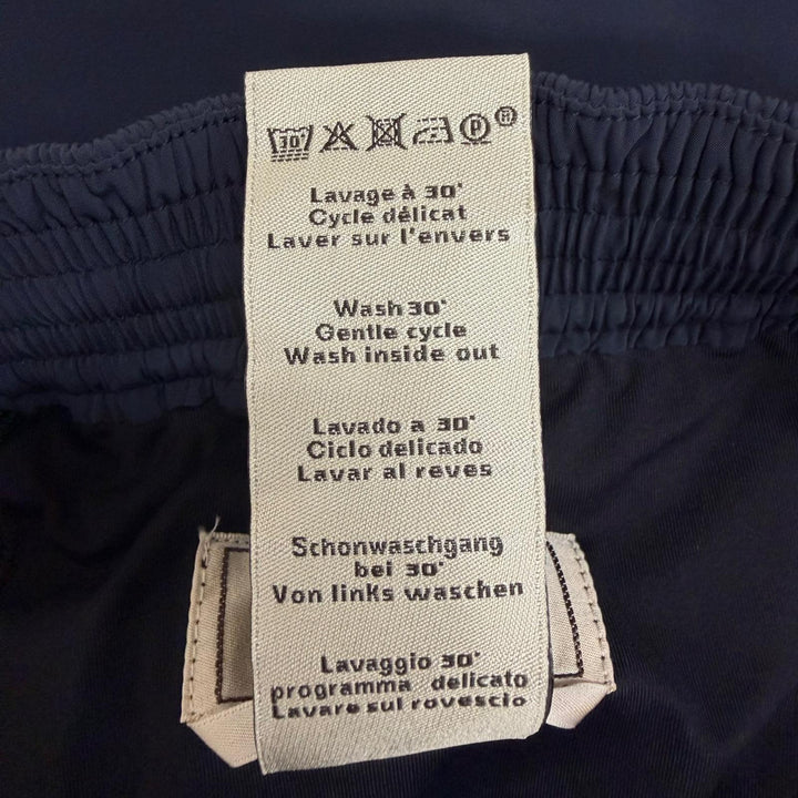 Excellent HERMES Shorts H Logo Zip Swim Shorts Navy Nylon mens IT 44