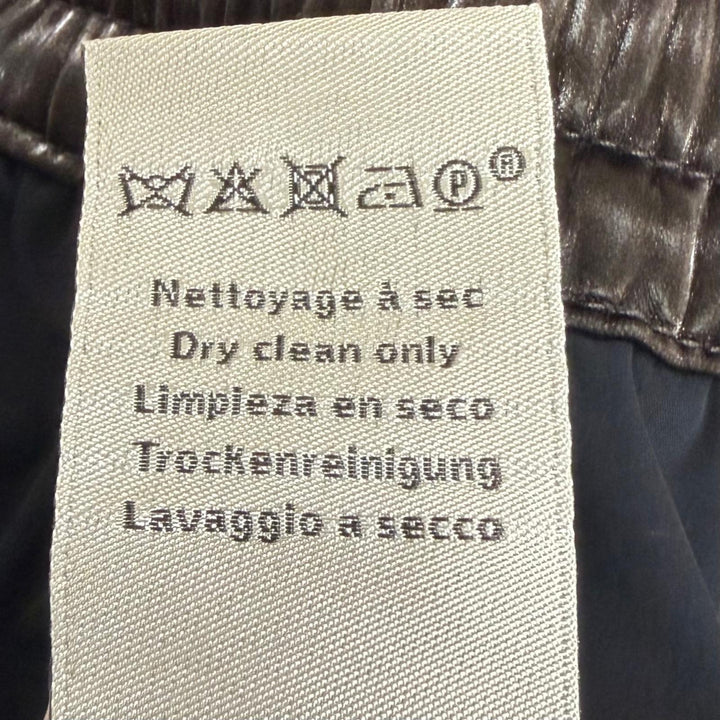Excellent HERMES Serie Button Crude Cell Track Pants Jogger Pants Brown
