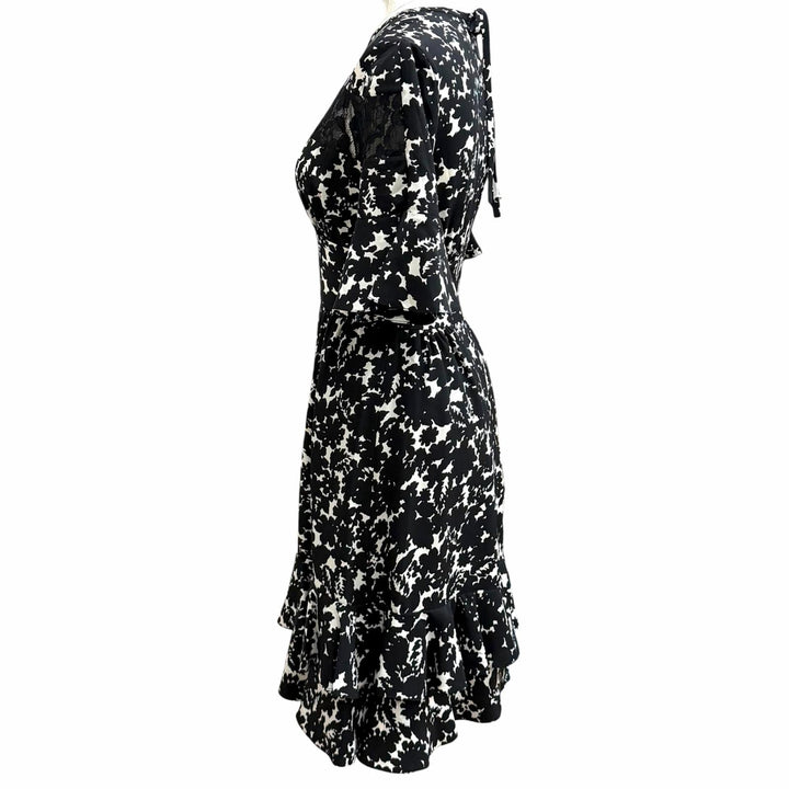 Excellent LOUIS VUITTON one piece black silk Women 34