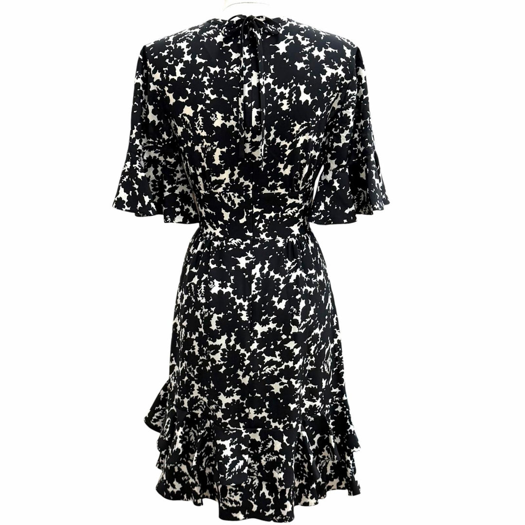 Excellent LOUIS VUITTON one piece black silk Women 34