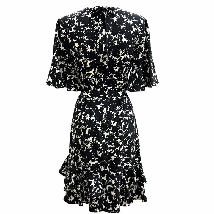 Excellent LOUIS VUITTON one piece black silk Women 34